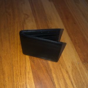 Ralph Lauren POLO black genuine leather wallet